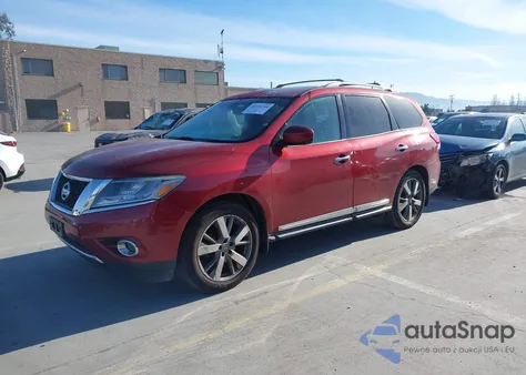 2014 Nissan Pathfinder Platinum из США, поврежденный, VIN 5N1AR2MM3EC642720